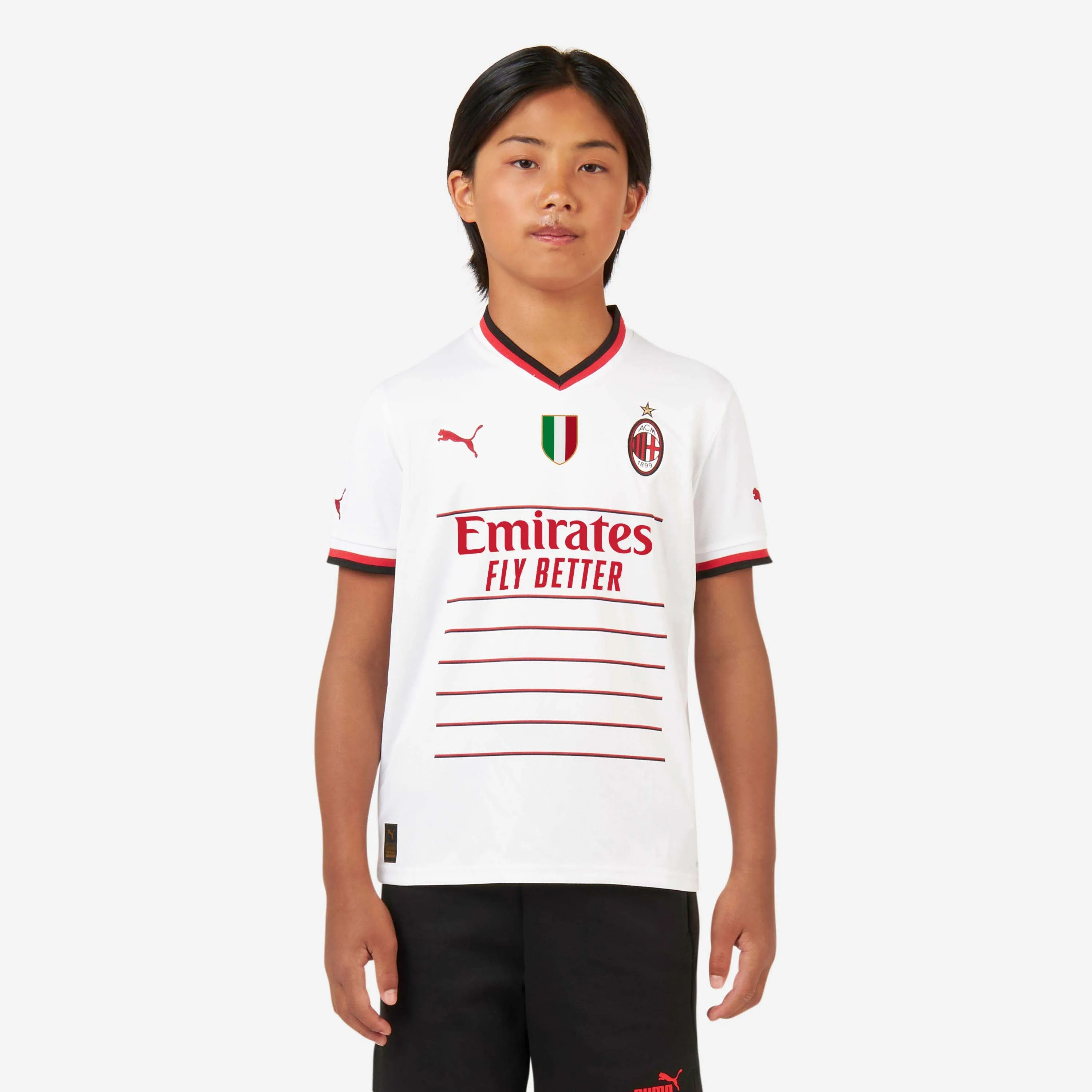 MAGLIA MILAN GARA AWAY BAMBINO REPLICA 2022/23