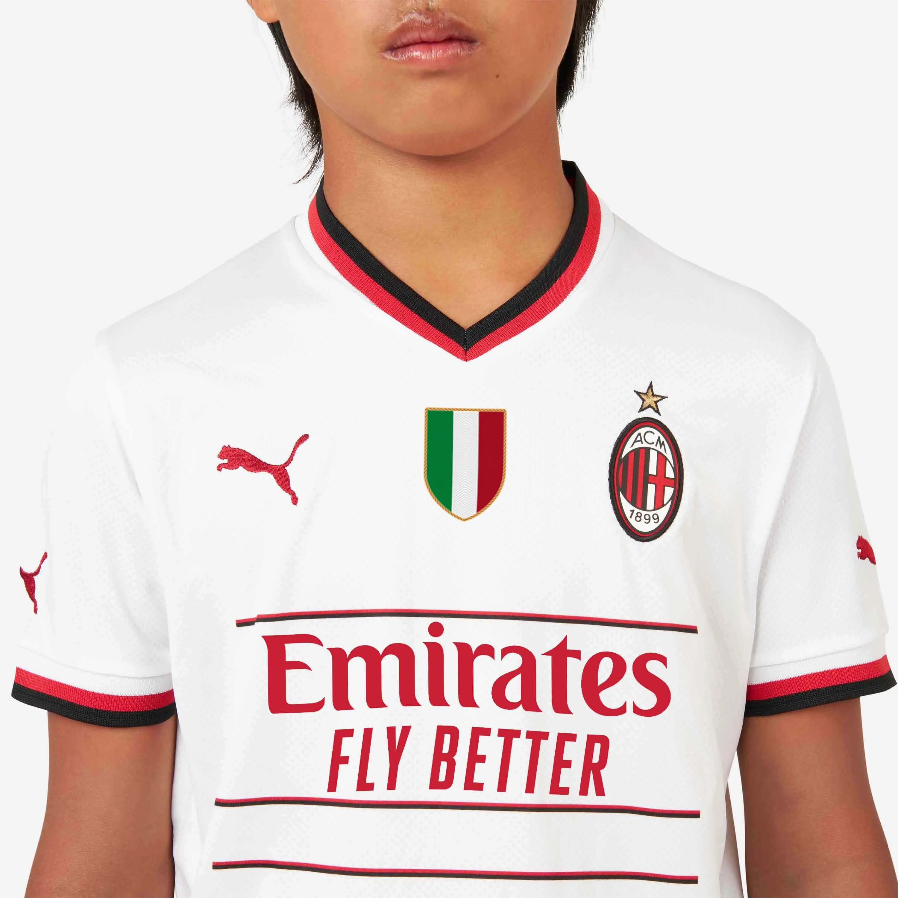 MAGLIA MILAN GARA AWAY BAMBINO REPLICA 2022/23