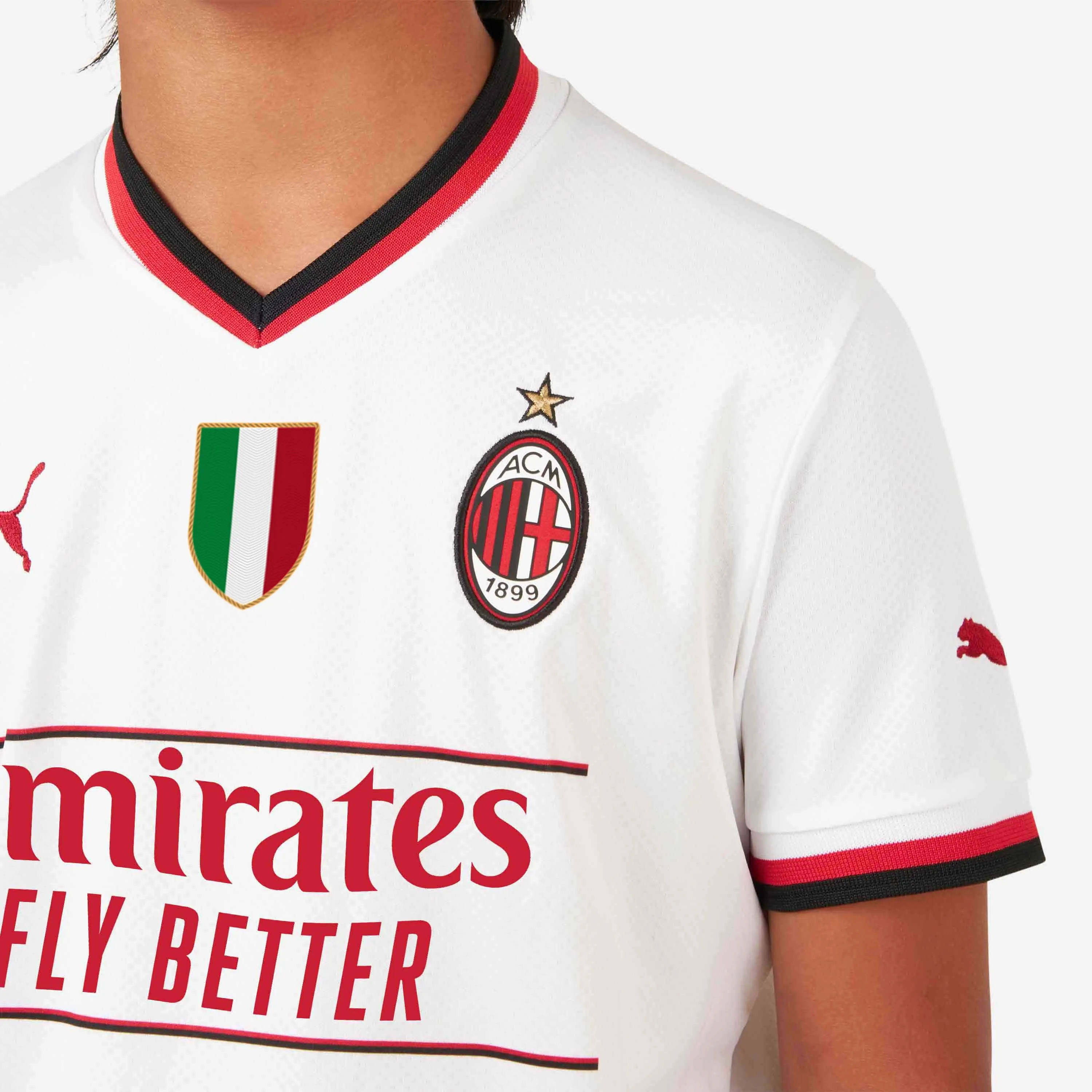 MAGLIA MILAN GARA AWAY BAMBINO REPLICA 2022/23