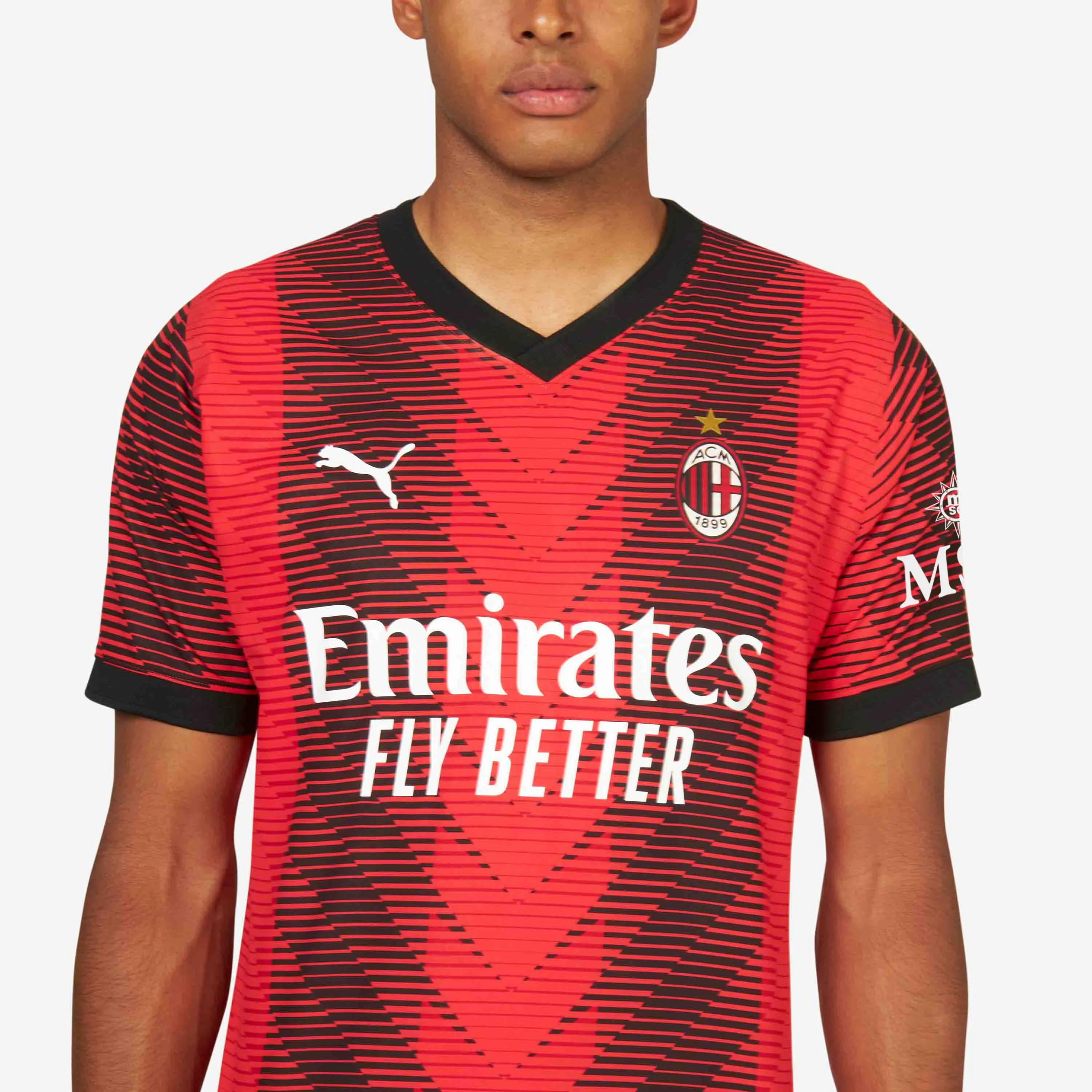 MAGLIA MILAN GARA HOME AUTHENTIC 2023/24