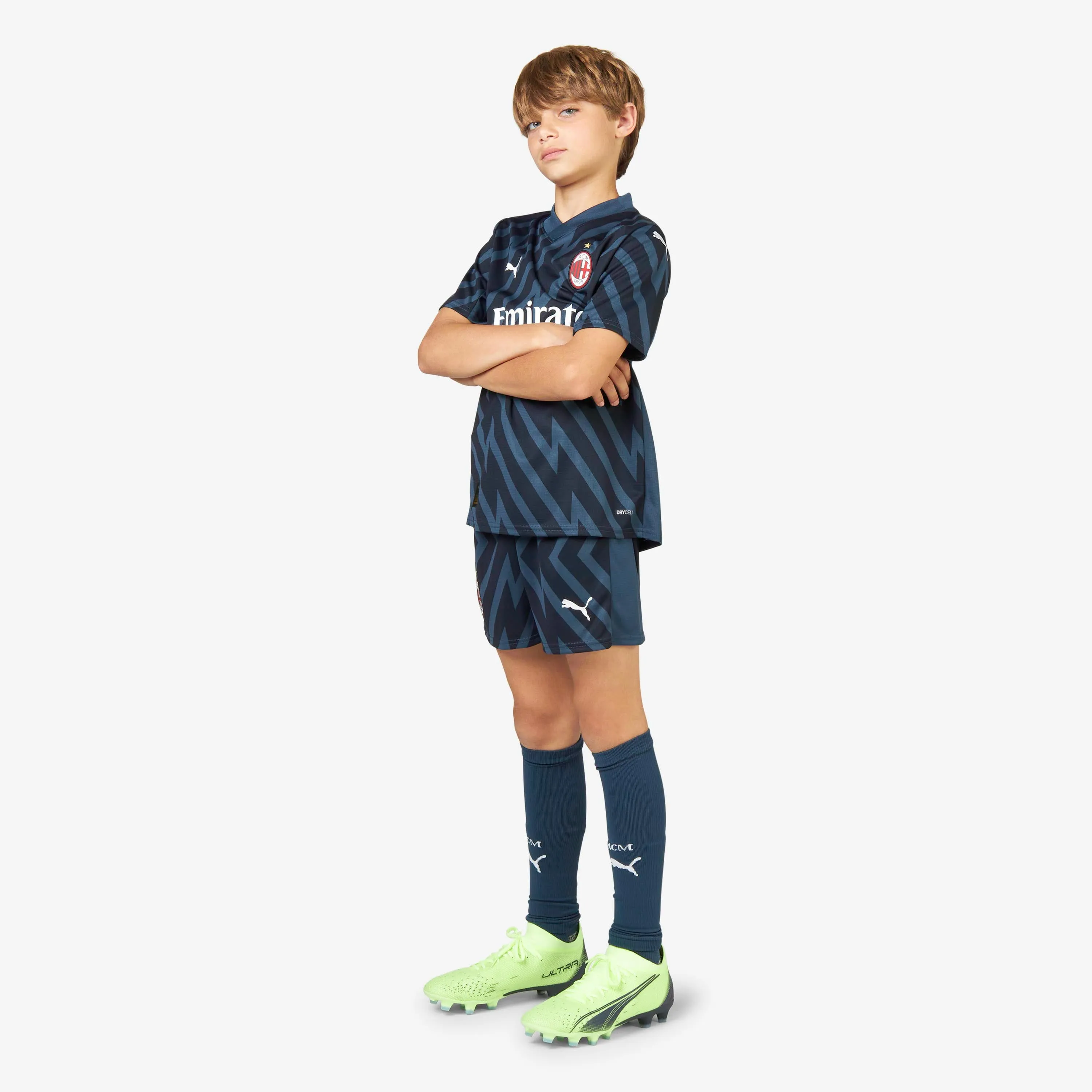 MAGLIA MILAN PORTIERE BAMBINO THIRD 2023/24