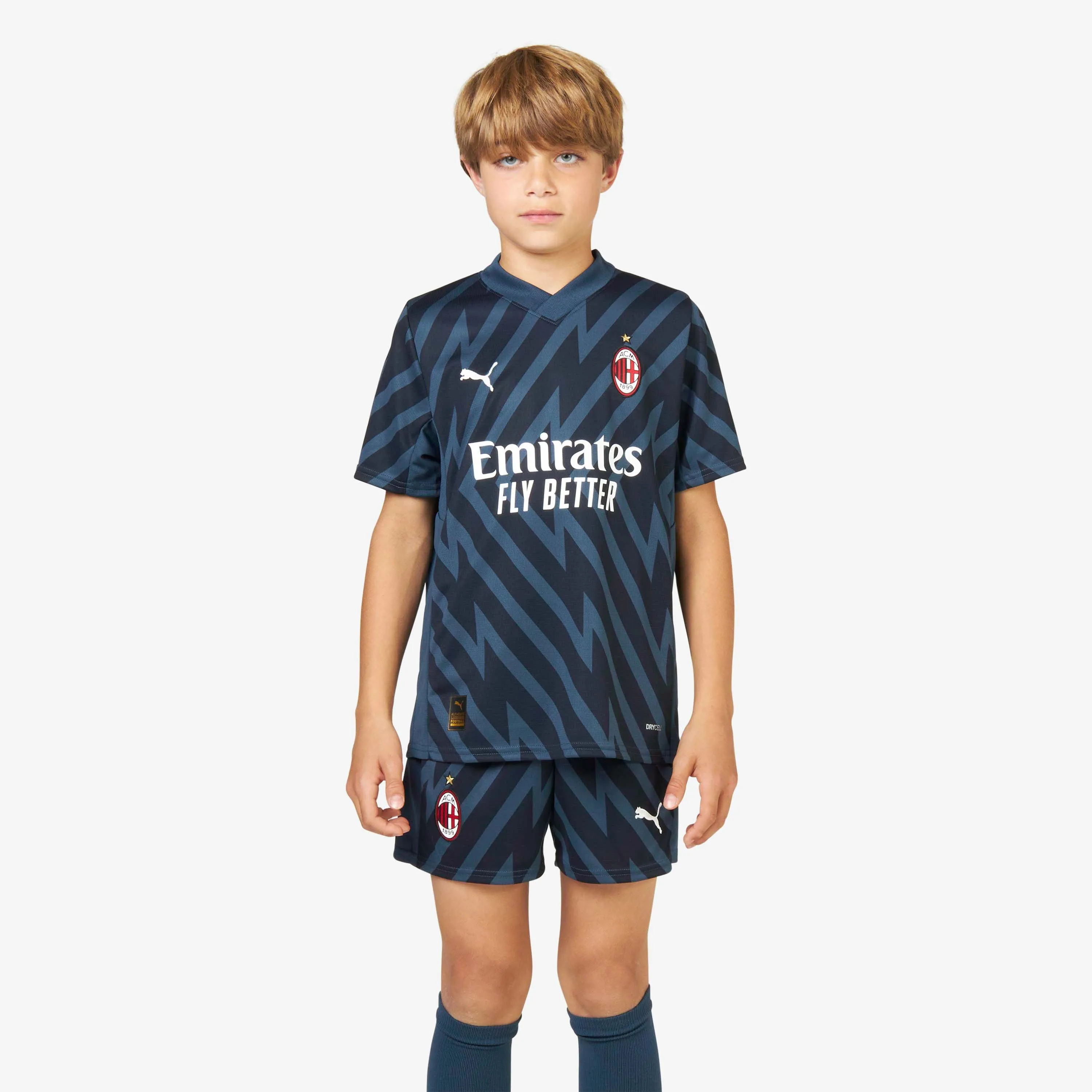 MAGLIA MILAN PORTIERE BAMBINO THIRD 2023/24