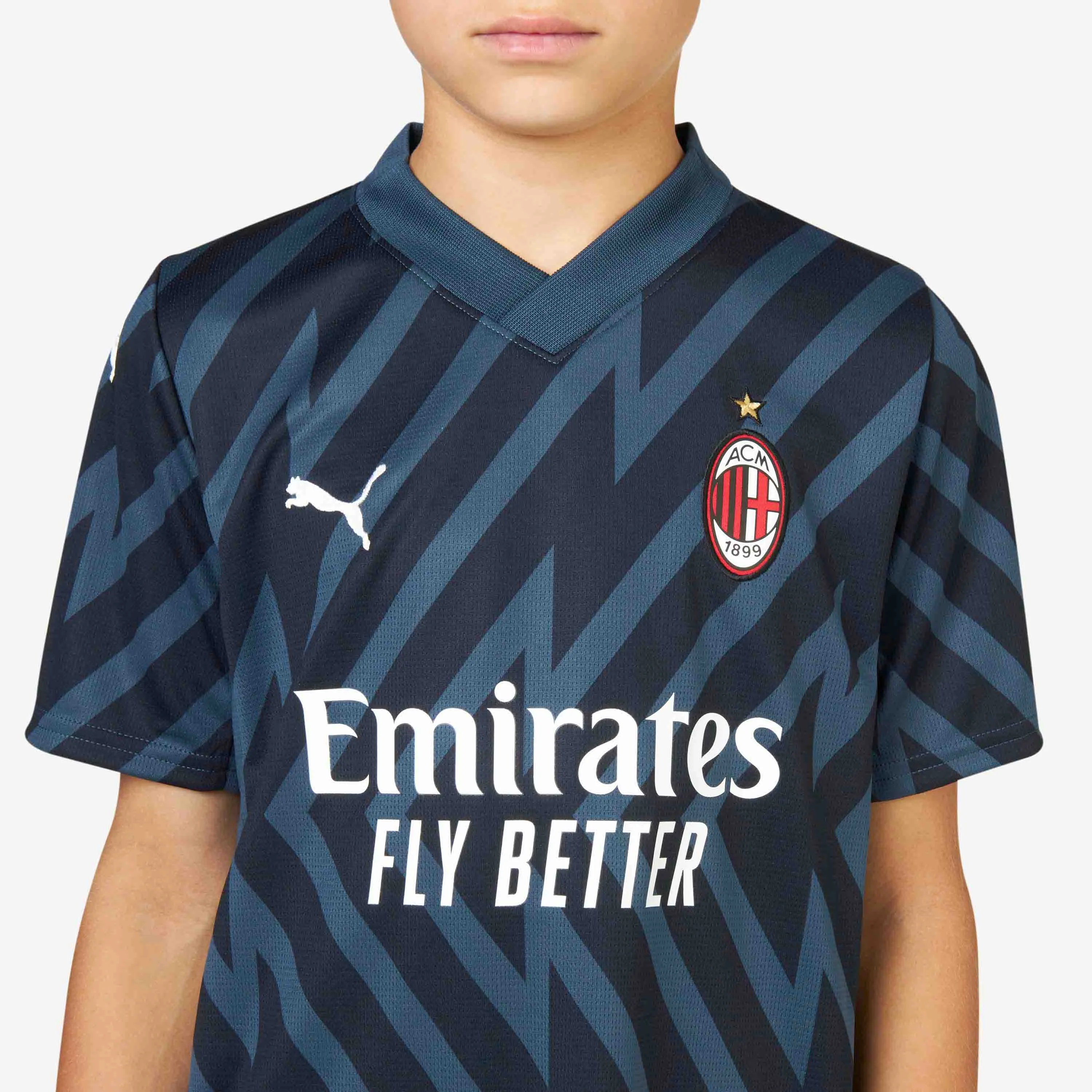 MAGLIA MILAN PORTIERE BAMBINO THIRD 2023/24