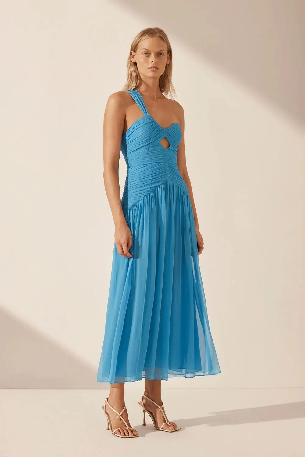 Margot One Shoulder Midi Dress