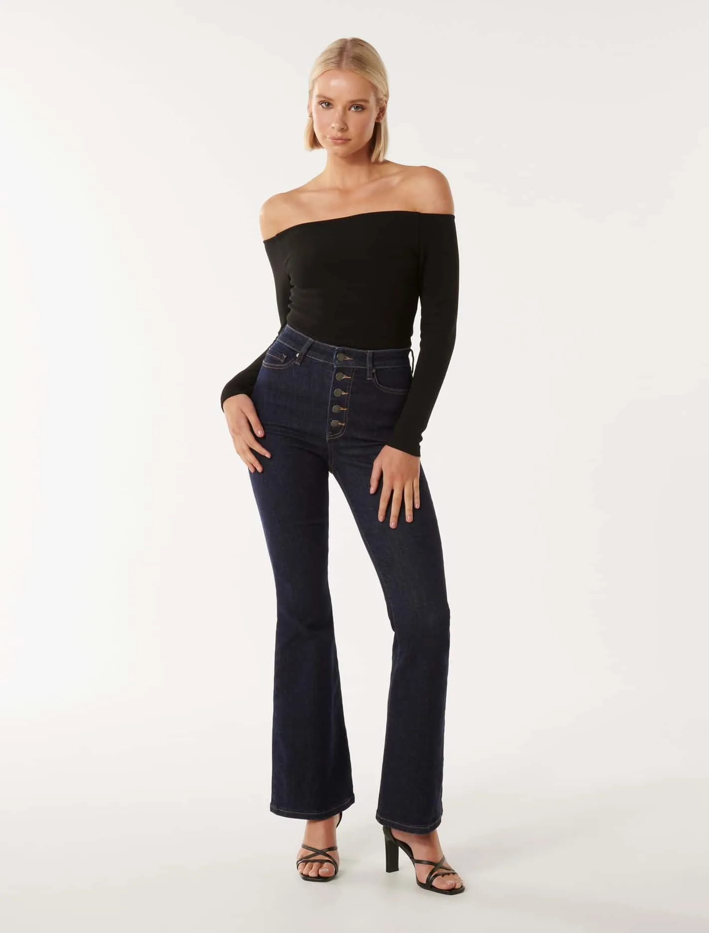 Marielle High Bardot Top