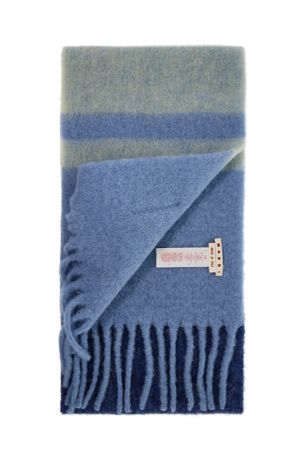 Marni Mohair Scarf For Stylish   Blue