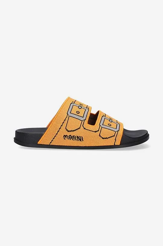 Marni sliders Sandal men's orange color