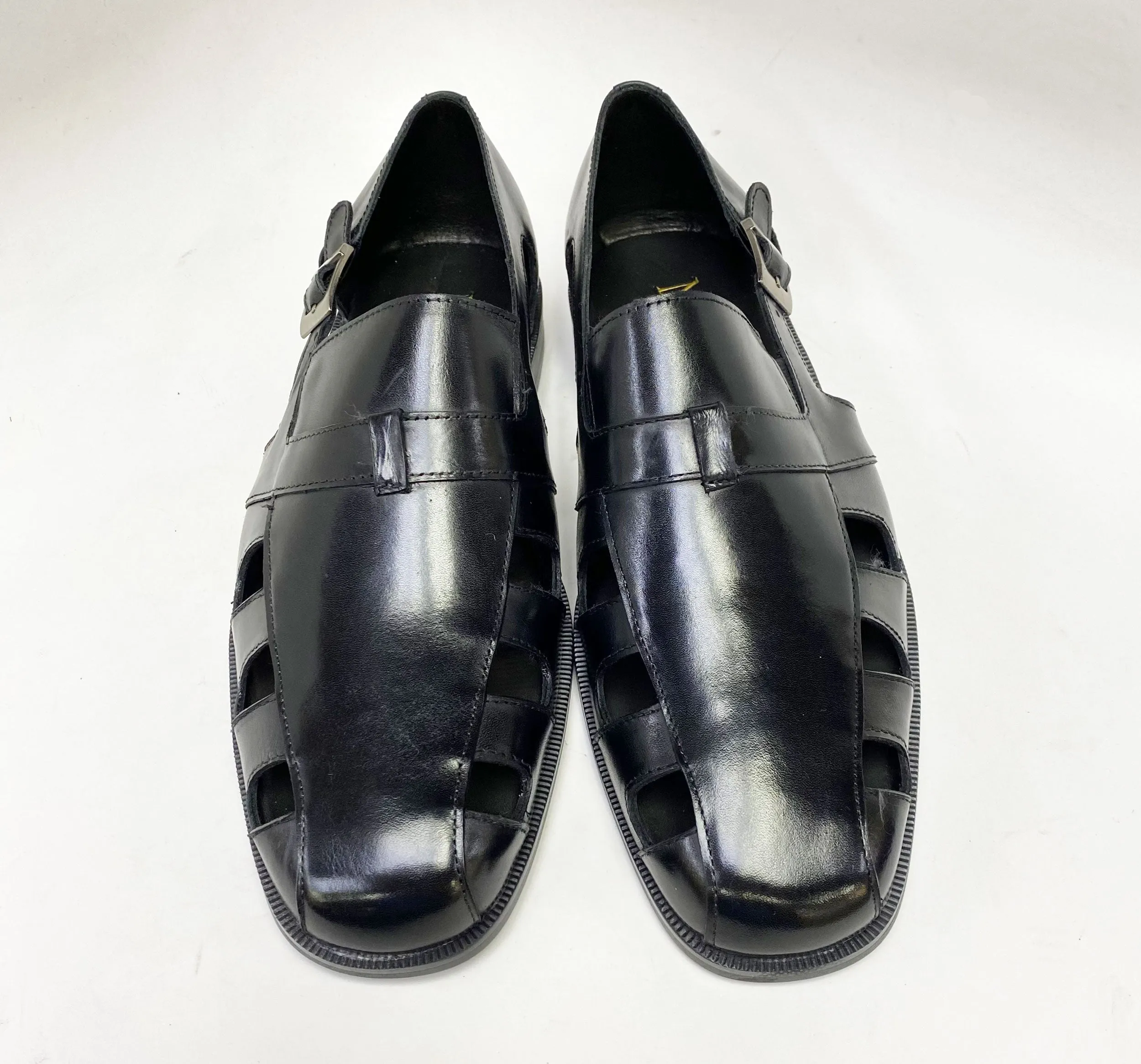 Maurice Calfskin Slip-On Sandal/Shoe Black