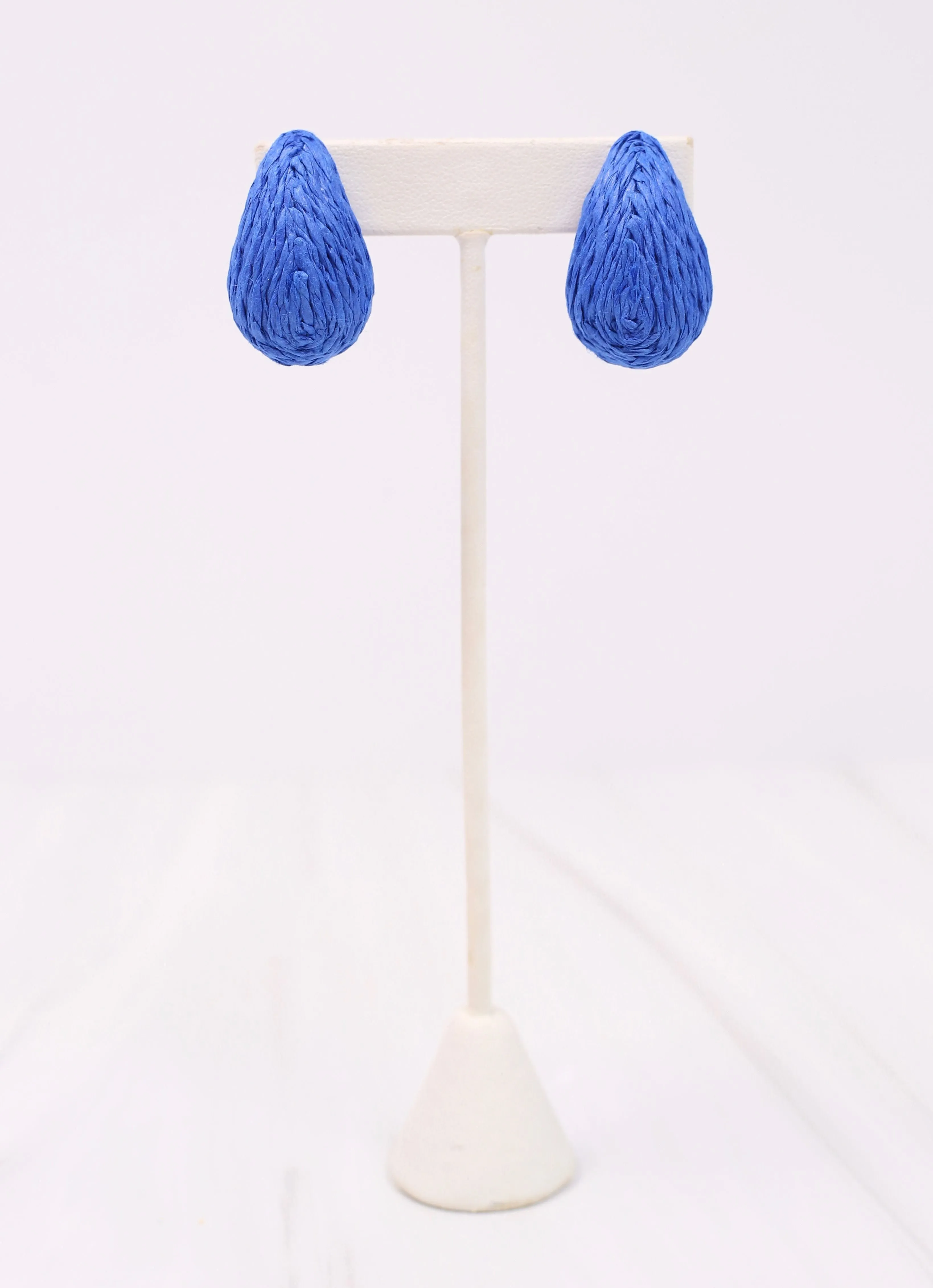 McDougall Wrapped Drop Earring ROYAL BLUE