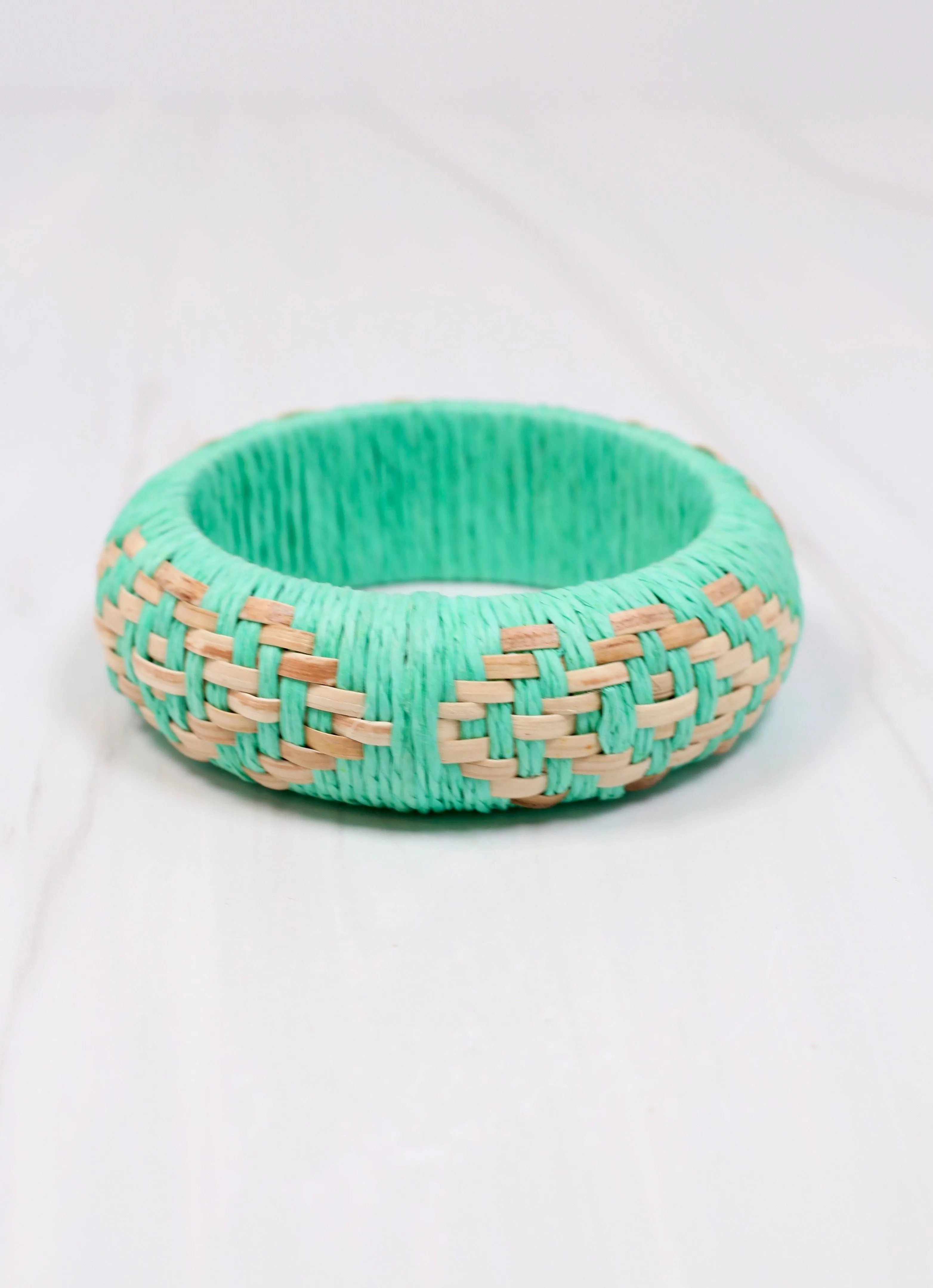 Melbourne Woven Bangle TURQUOISE