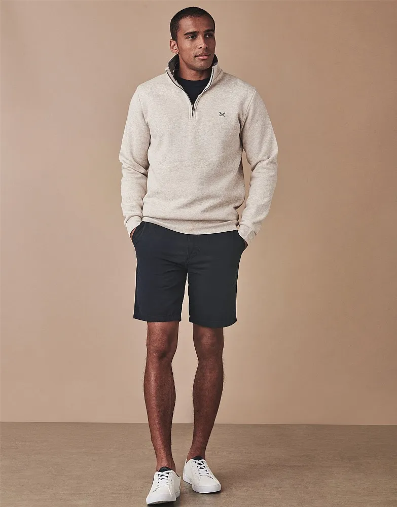 Men's Classic Half Zip Sweatshirt from Crew Clothing Company