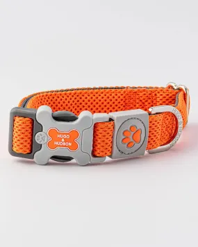 Mesh Dog Collar - Orange