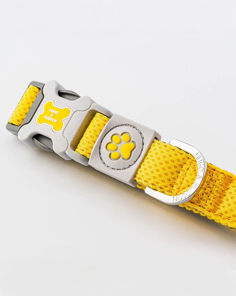 Mesh Dog Collar - Yellow