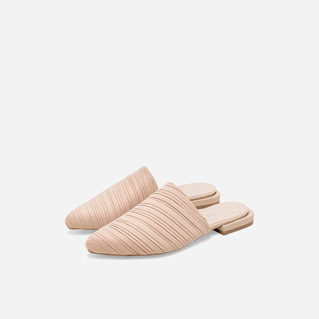 Mina Pleated Flats