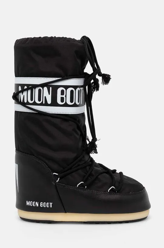 Moon Boot snow boots MB ICON NYLON black color 80D1400440 N001