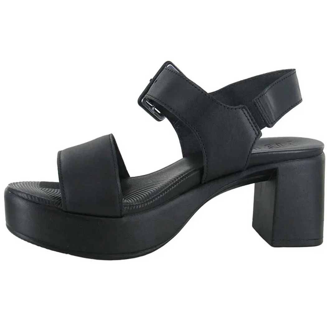 Naot Glamour Platform Sandal Jet Black (Women's)