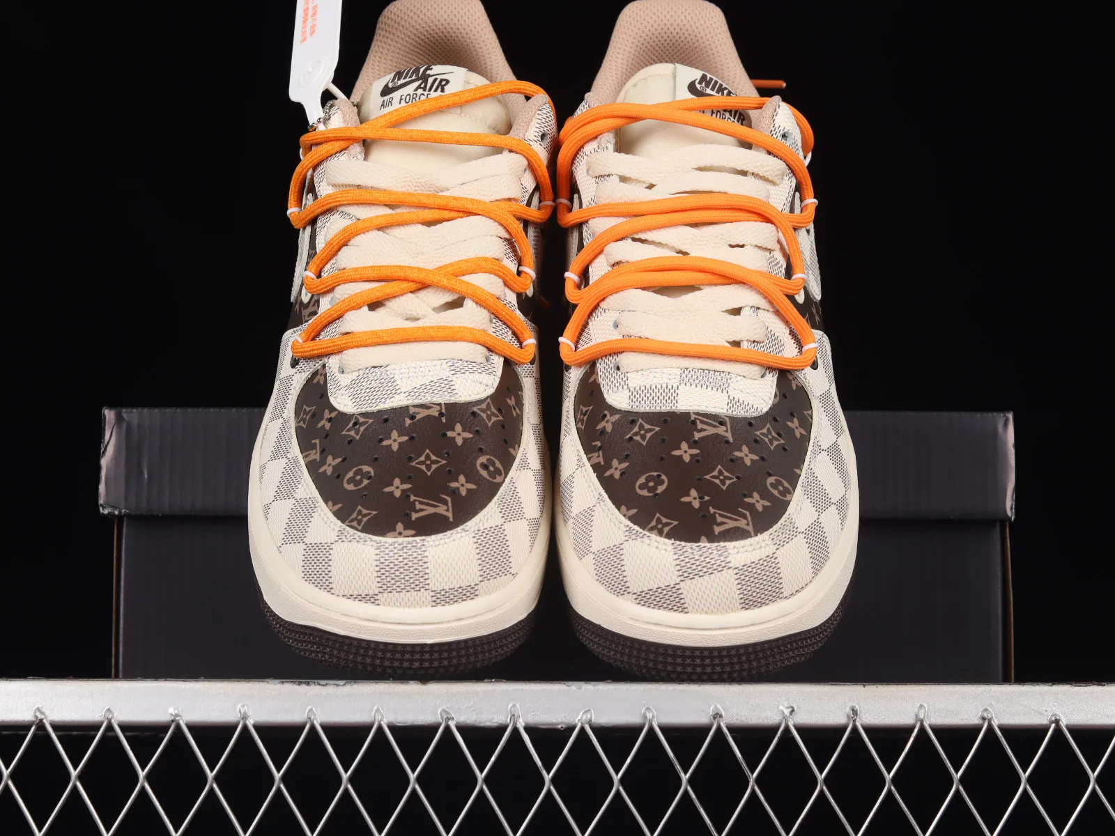 Nike Air Force 1 07 Low Brown Beige White Orange CV1724-112