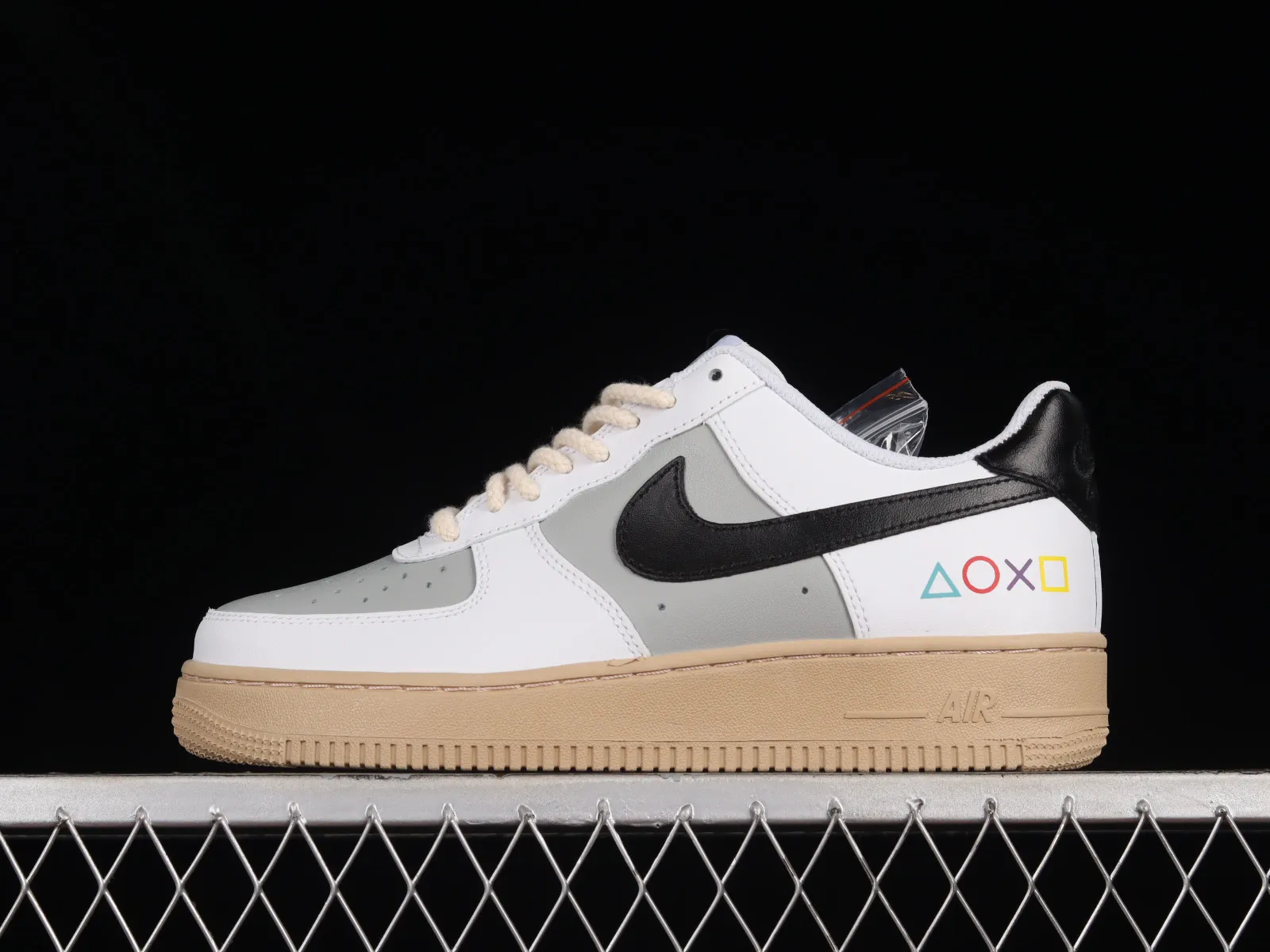 Nike Air Force 1 07 Low White Black Brown Dark Grey AF2288-002