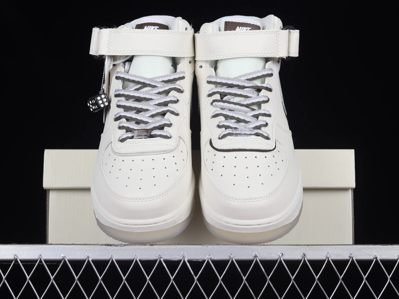 Nike Air Force 1 07 Mid Dice God White Brown CW1574-901