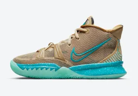 Nike Zoom Kyrie 7 GS Ripple Grain Tropical Twist Fauna Brown Aquamarine CT4080-207