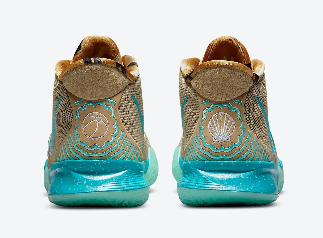 Nike Zoom Kyrie 7 GS Ripple Grain Tropical Twist Fauna Brown Aquamarine CT4080-207