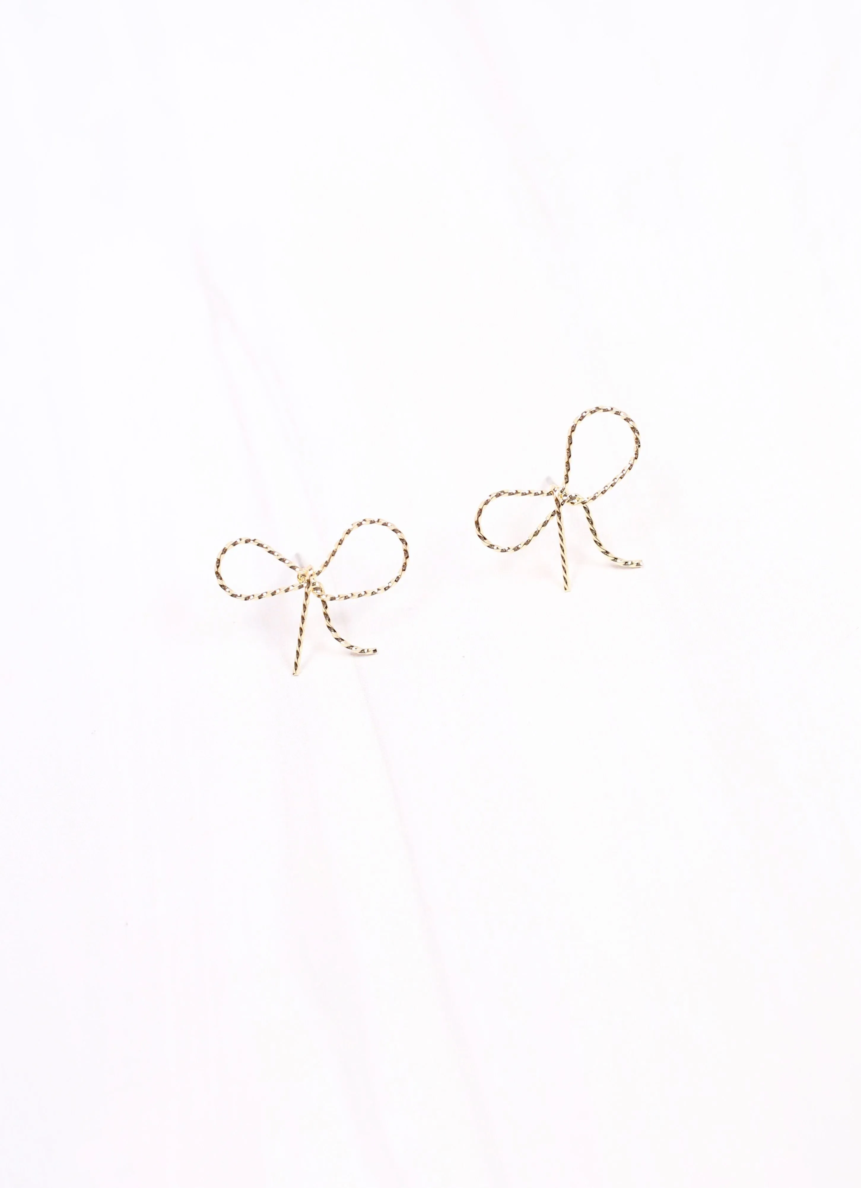 Ninah Bow Earring GOLD