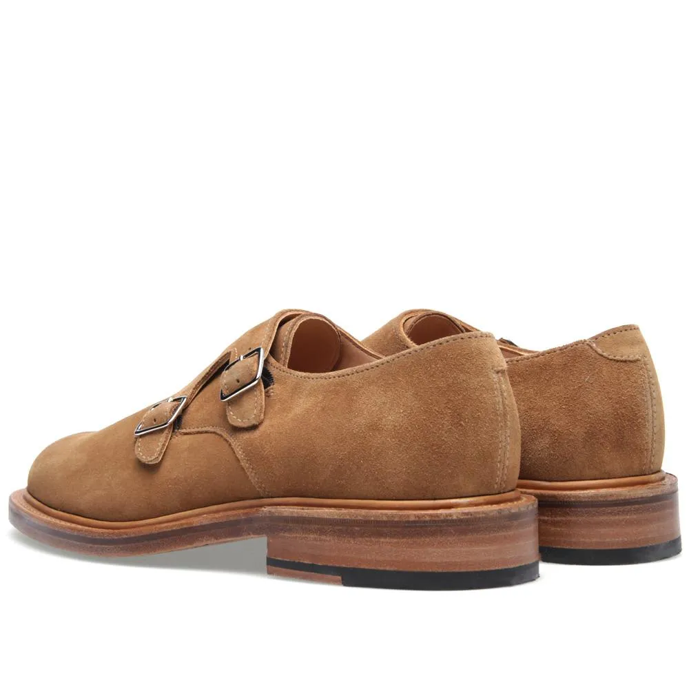 Oliver Spencer Suede Monk ShoeCamel