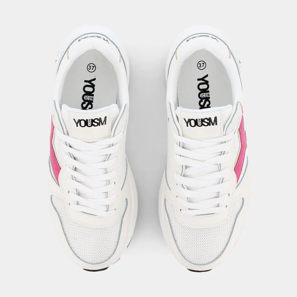 OW-E21D-06BIANCO ROSA- SNEAKERS