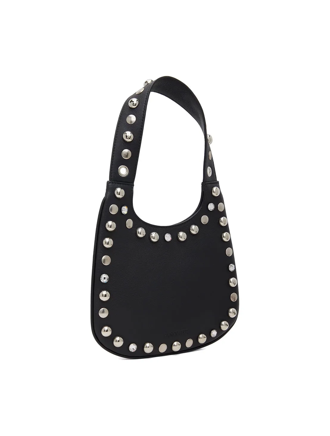 Panconesi Black Diamanti Small Saddle Bag