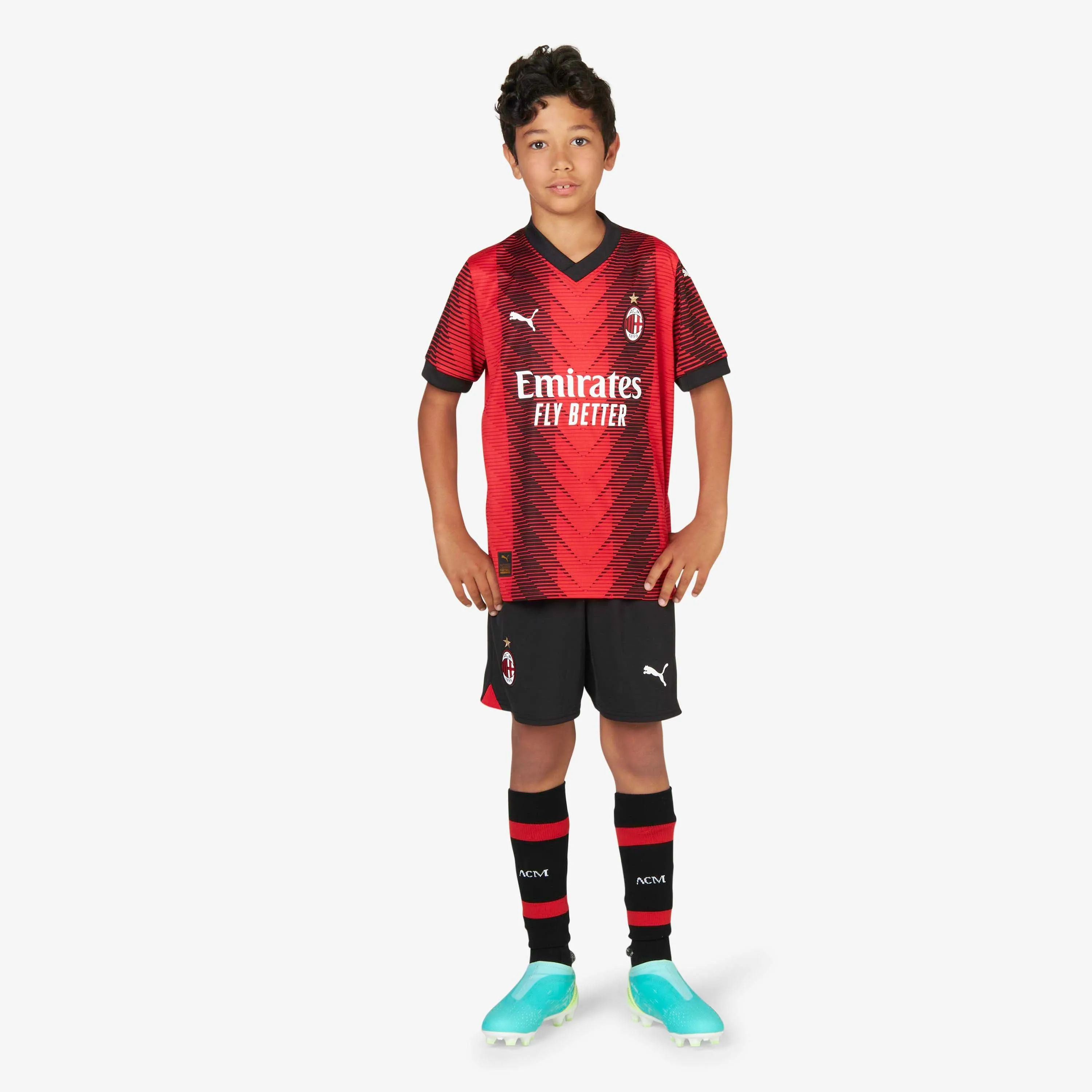 PANTALONCINI MILAN GARA HOME 2023/24 BAMBINO