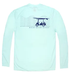 Performance Long Sleeve Wave T-Shirt - Seagrass