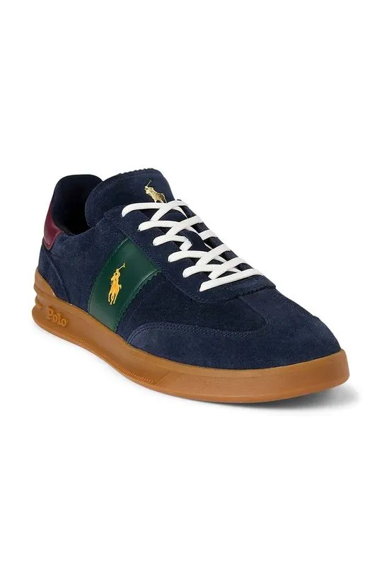 Polo Ralph Lauren sneakers Hrt Aera navy blue color 809954903002.410