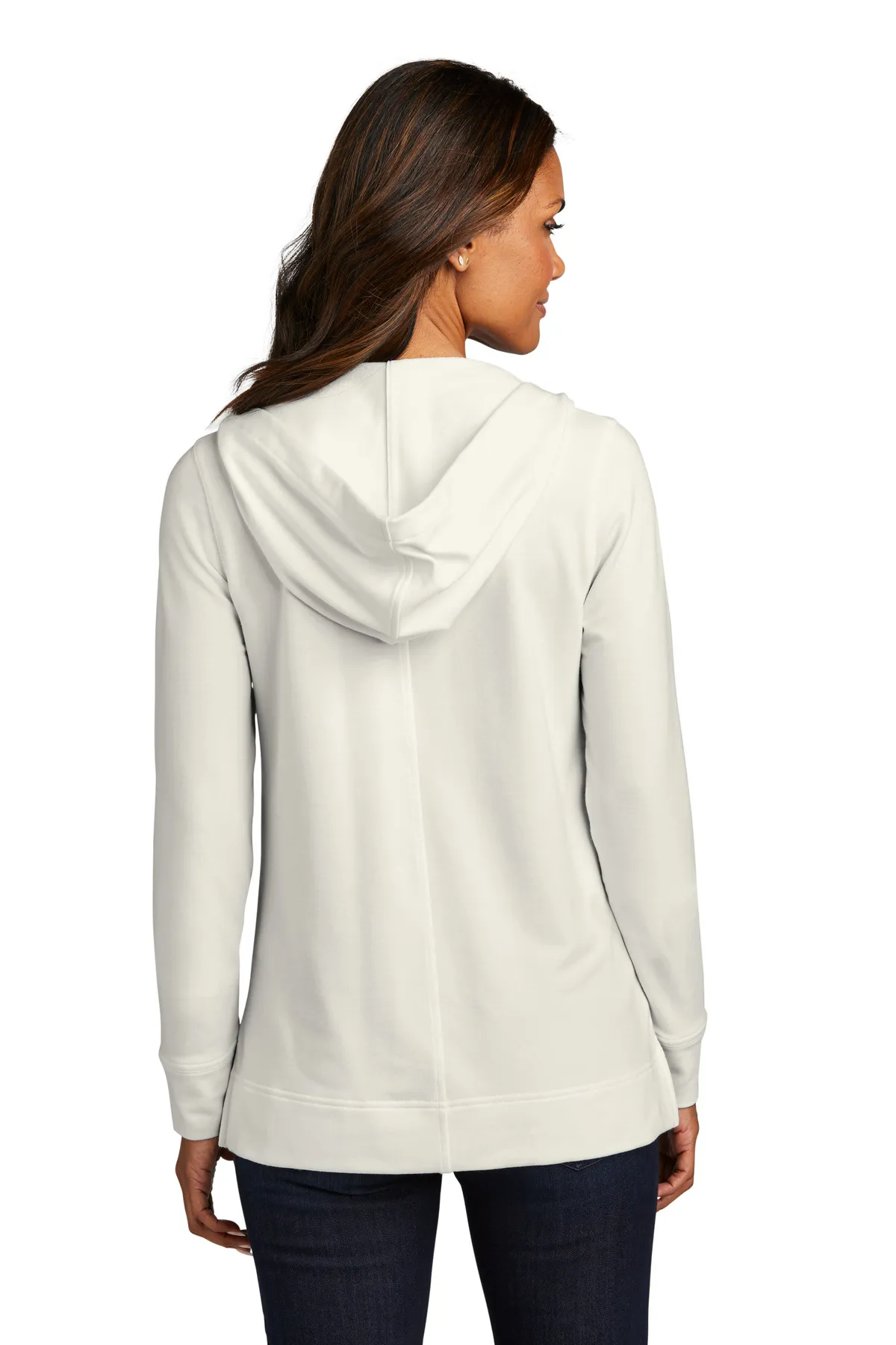 Port Authority Clothing LK826 Port Authority Ladies Microterry Pullover Hoodie SKU: LK826