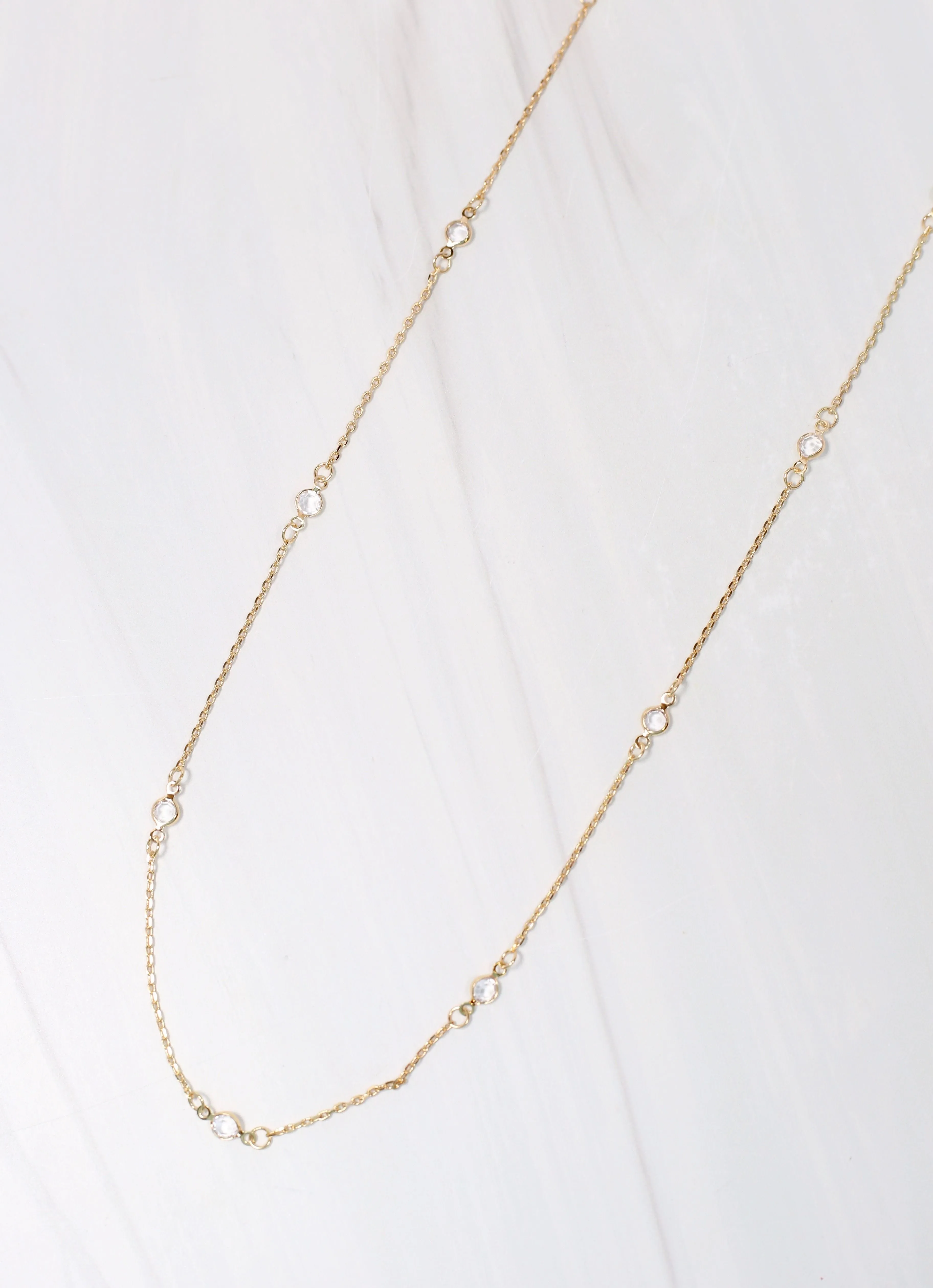 Poulin Long Necklace GOLD