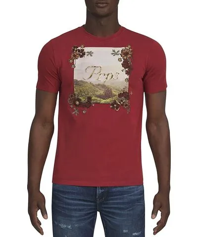 PRPS Hickory Cotton Embroidered Graphic Tee