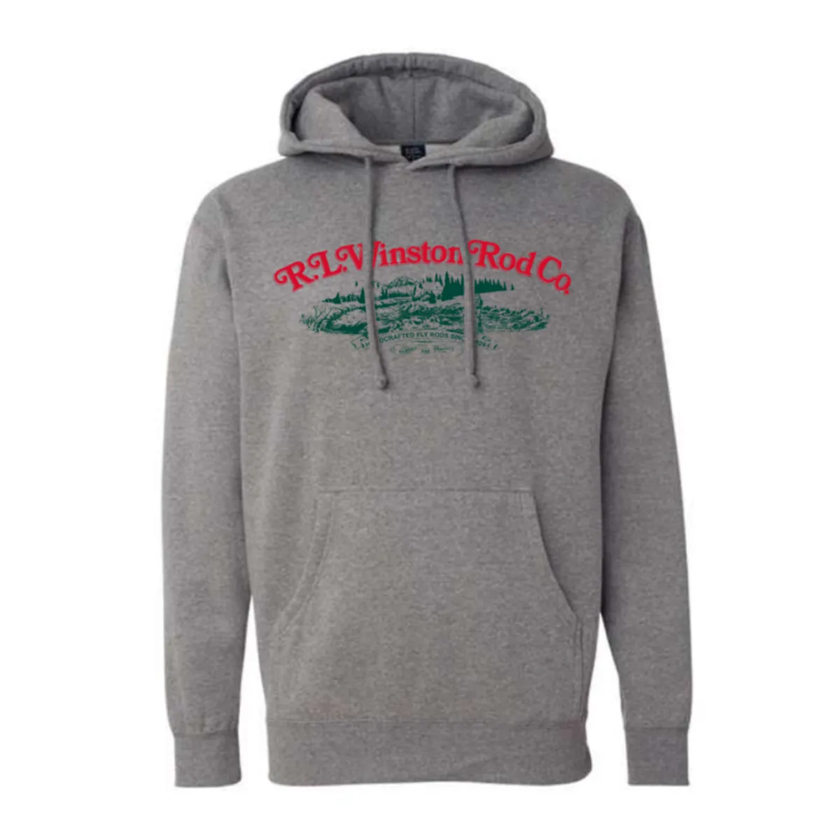 R. L. Winston Heritage Hoodie Heather Gray