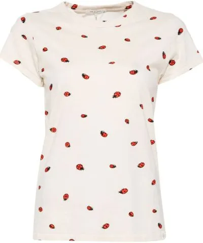 rag & bone Women's Allover Ladybug Tee