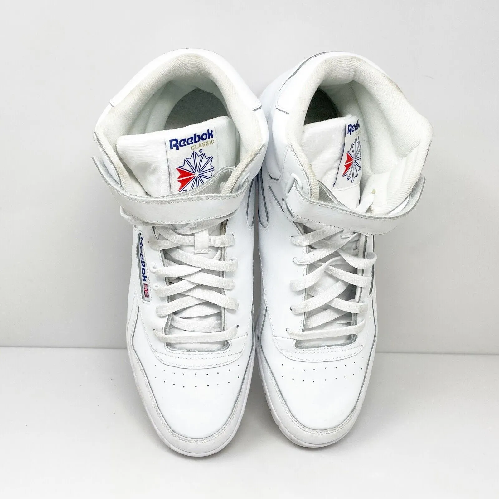 Reebok Mens EX O Fit 3477 White Casual Shoes Sneakers Size 11.5