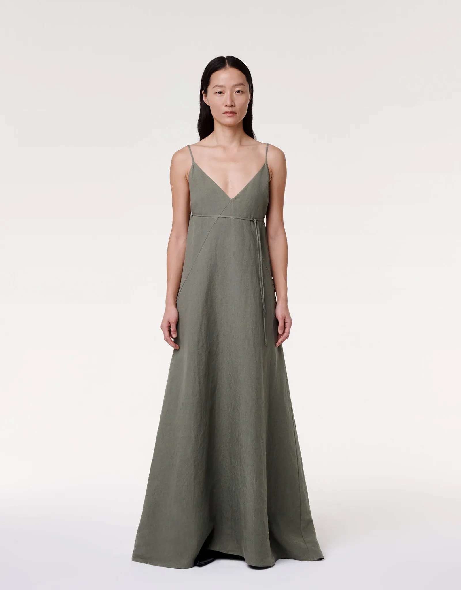 Seamed Slip Dress