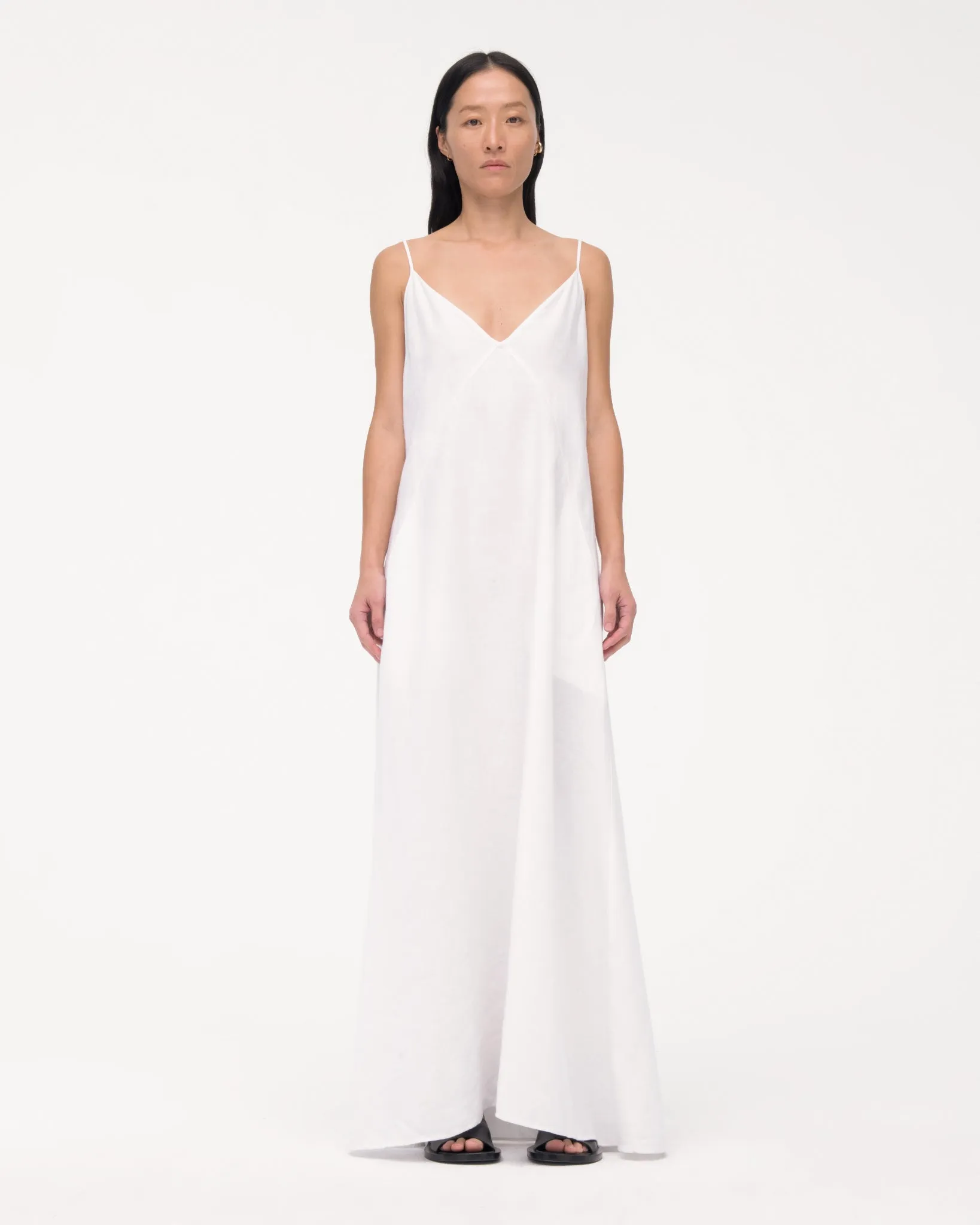 Seamed Slip Dress