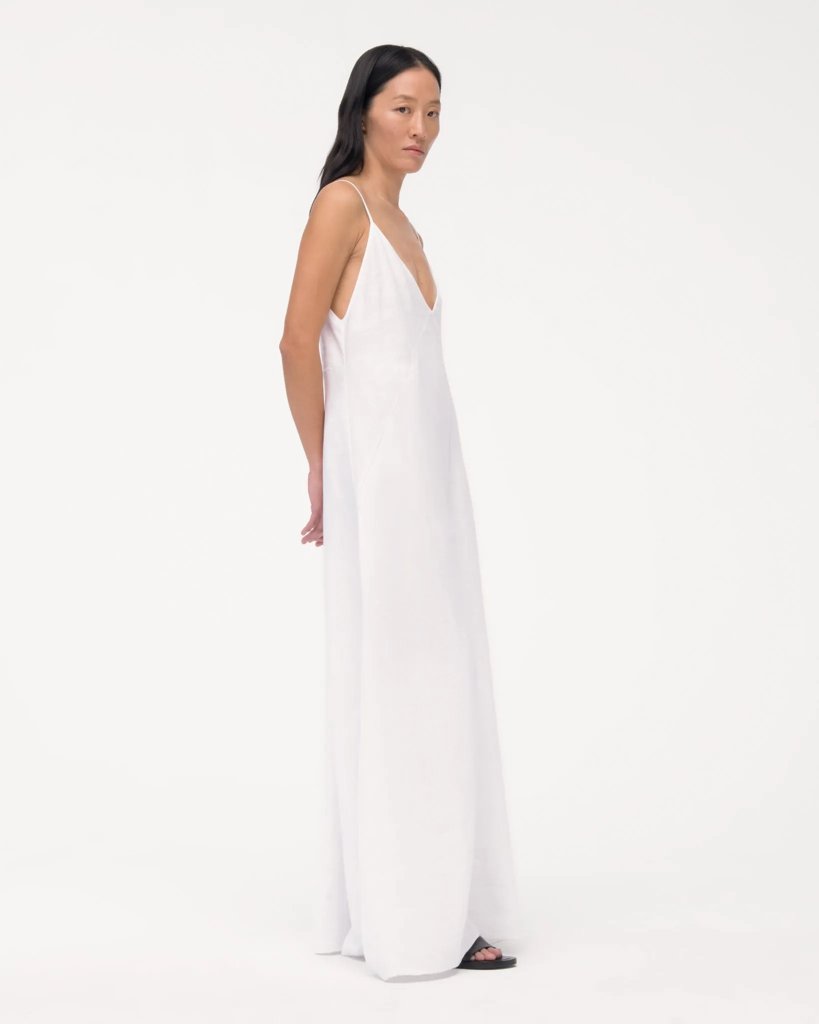 Seamed Slip Dress