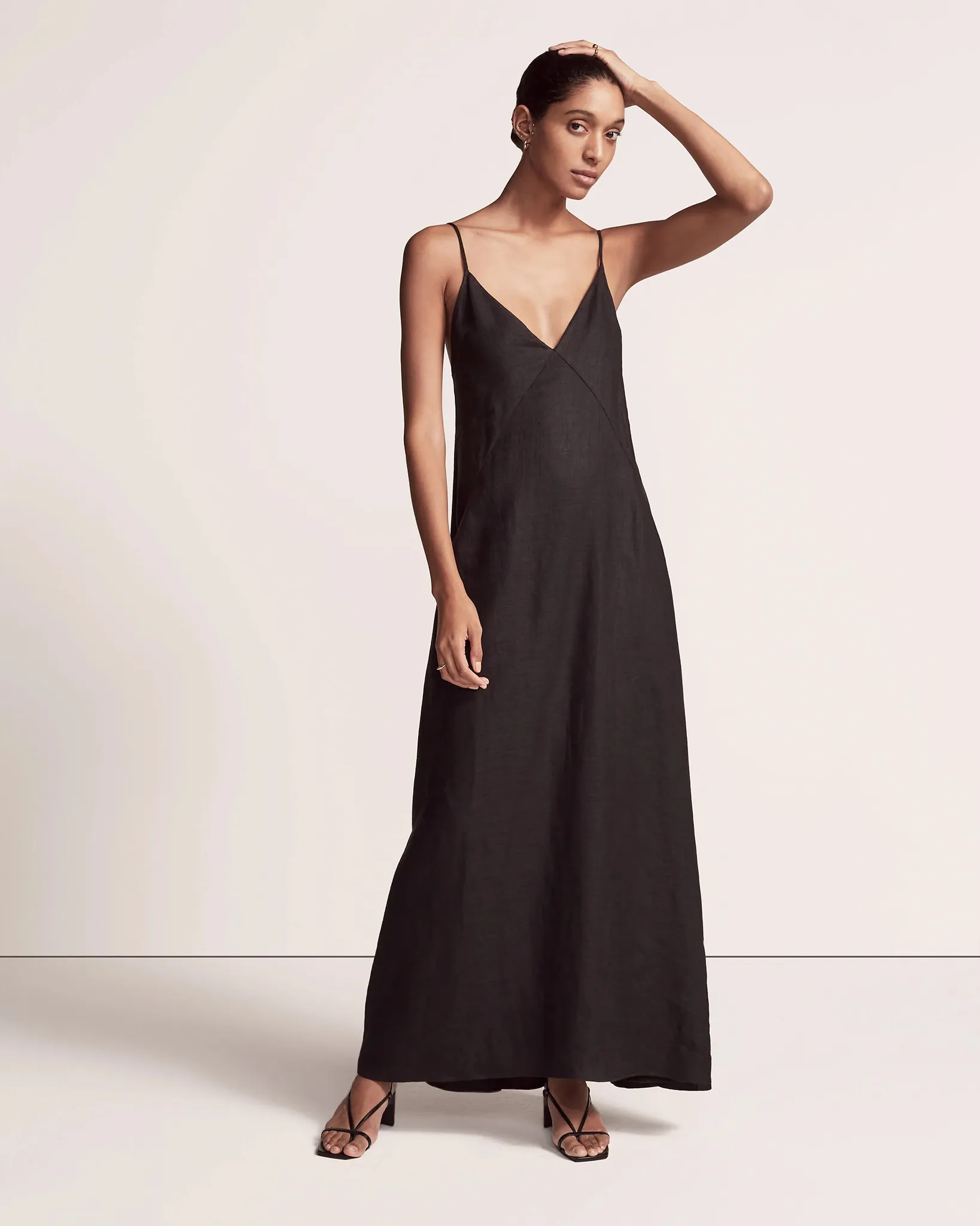 Seamed Slip Dress