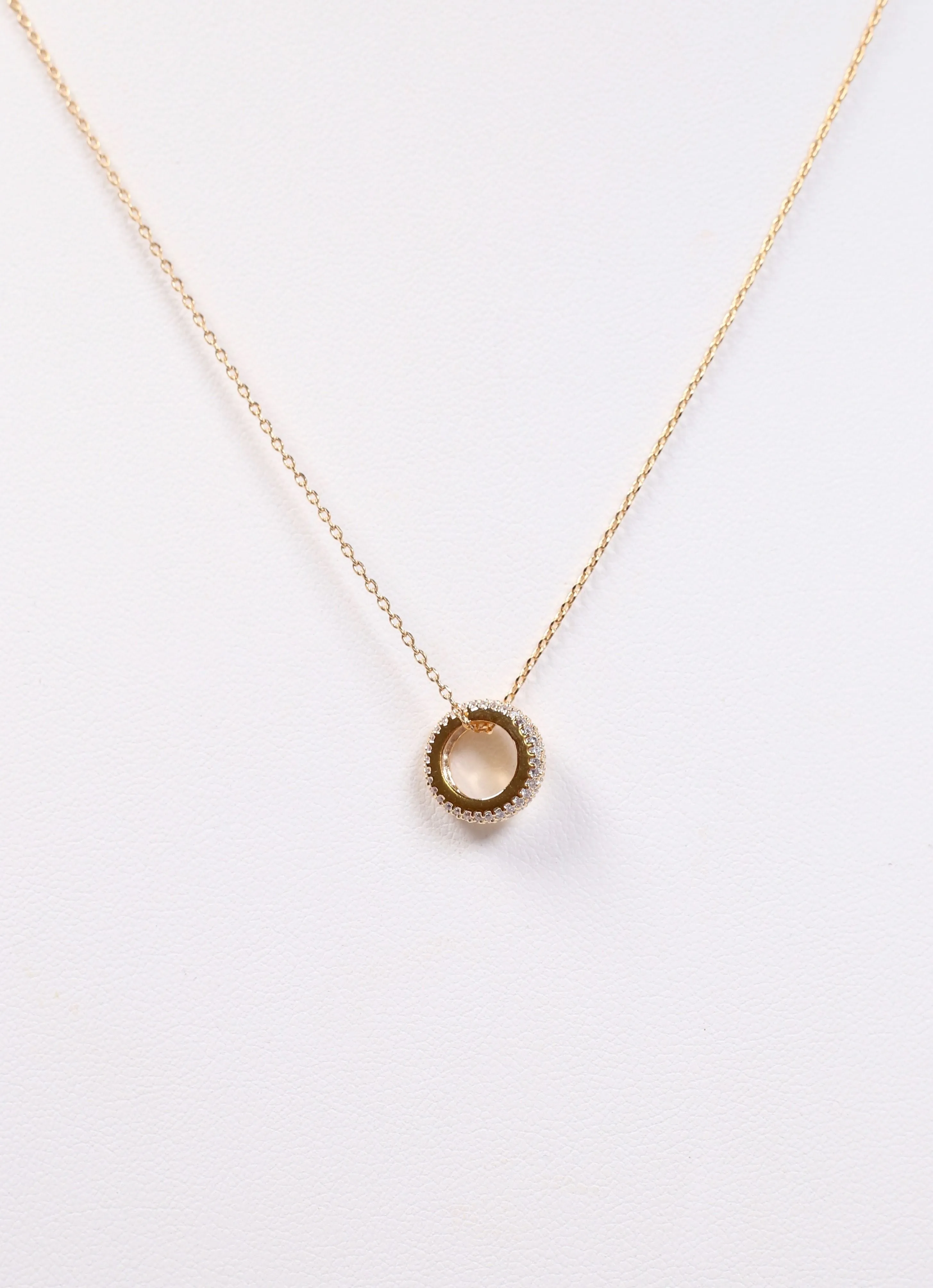 Small Joys CZ Necklace GOLD