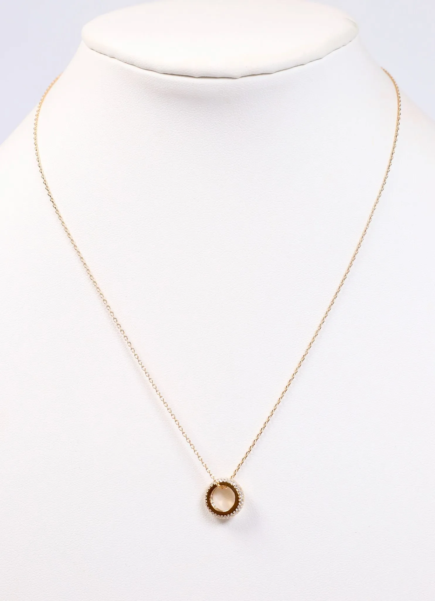 Small Joys CZ Necklace GOLD