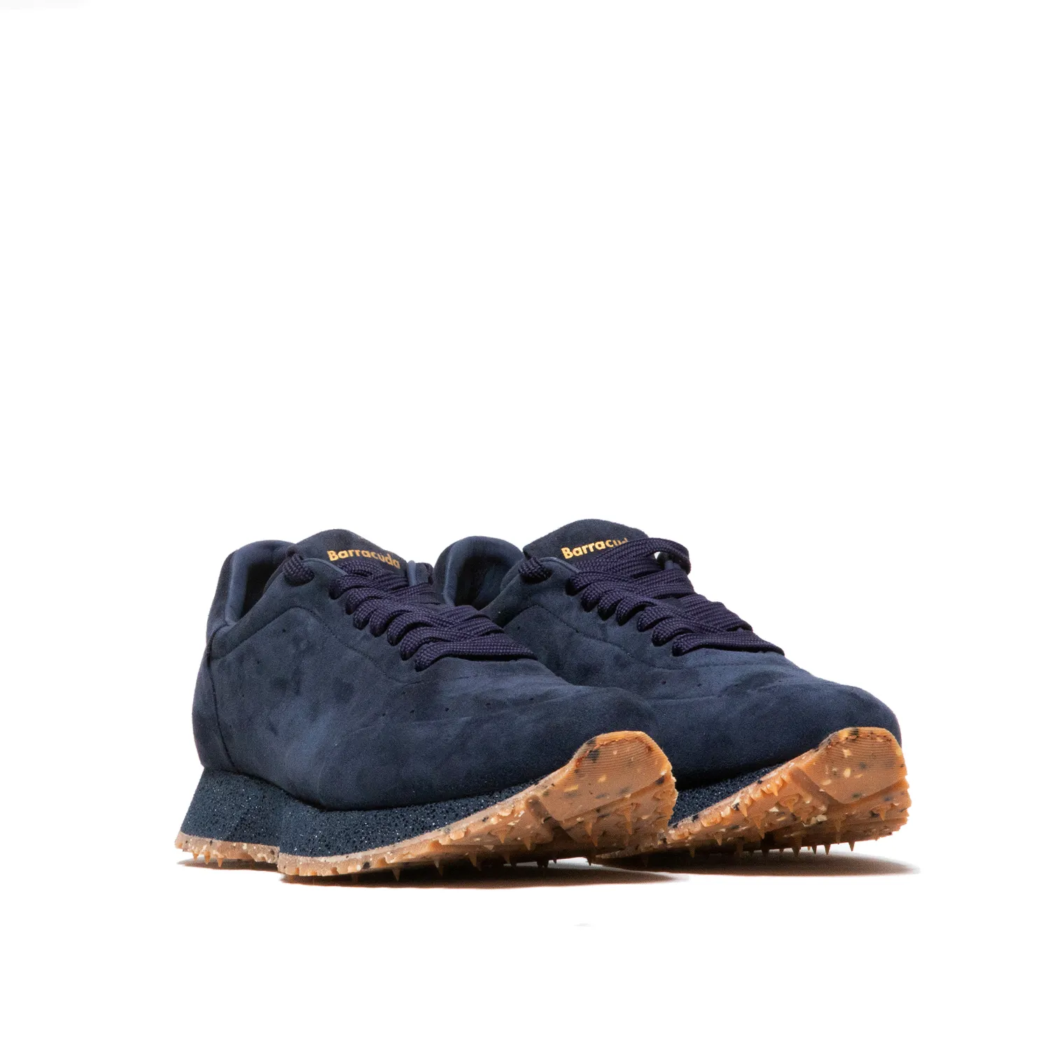 Sneakers Rocket in suede blu