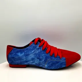 Spica Sneakers Blue Jeans & Red