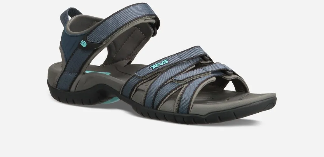 Teva Womens Tirra Strappy Supportive Sport Sandal- Bering Sea