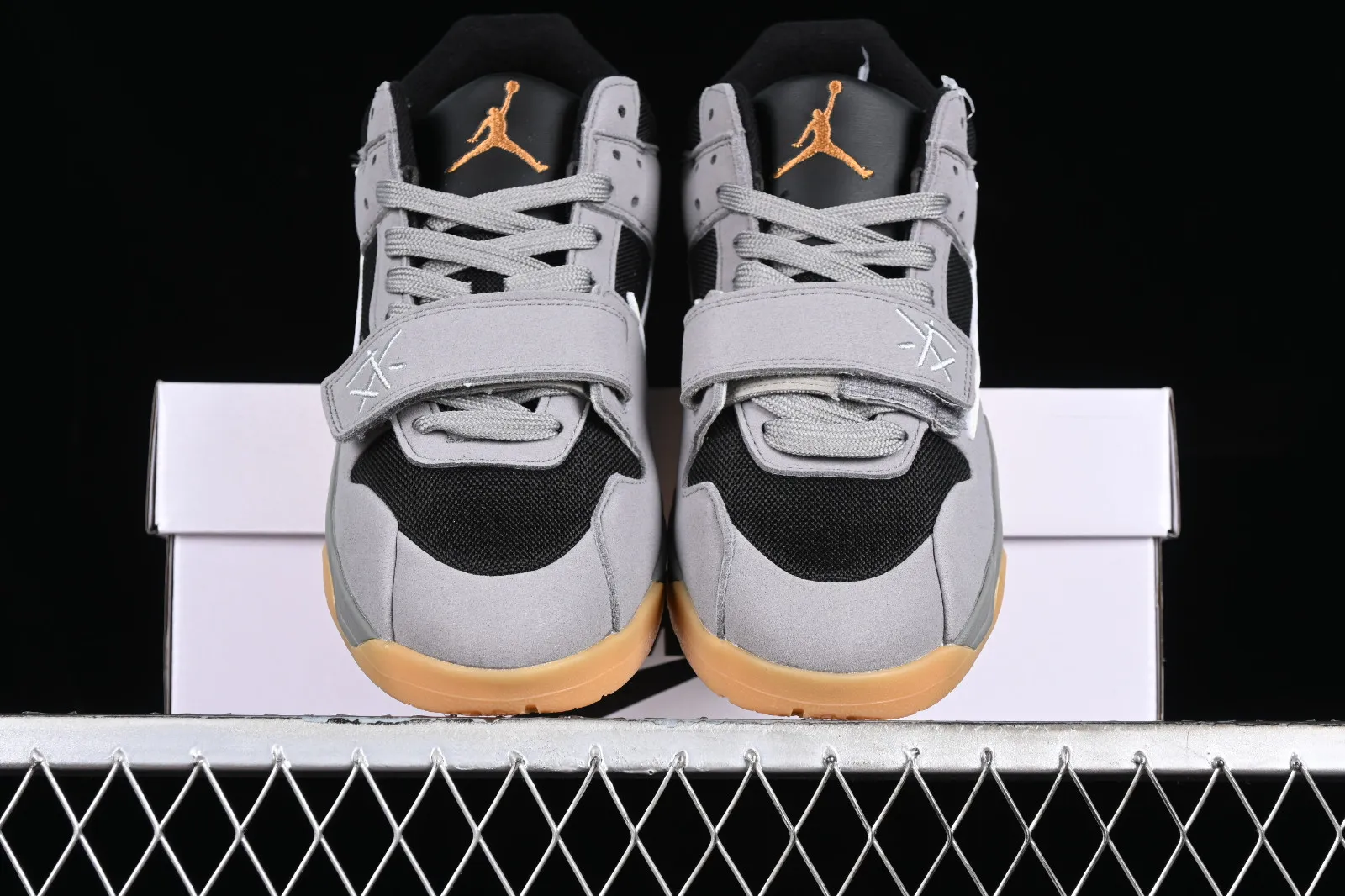 Travis Scott x Air Jordan Cut The Check Grey White Black FZ8117-104