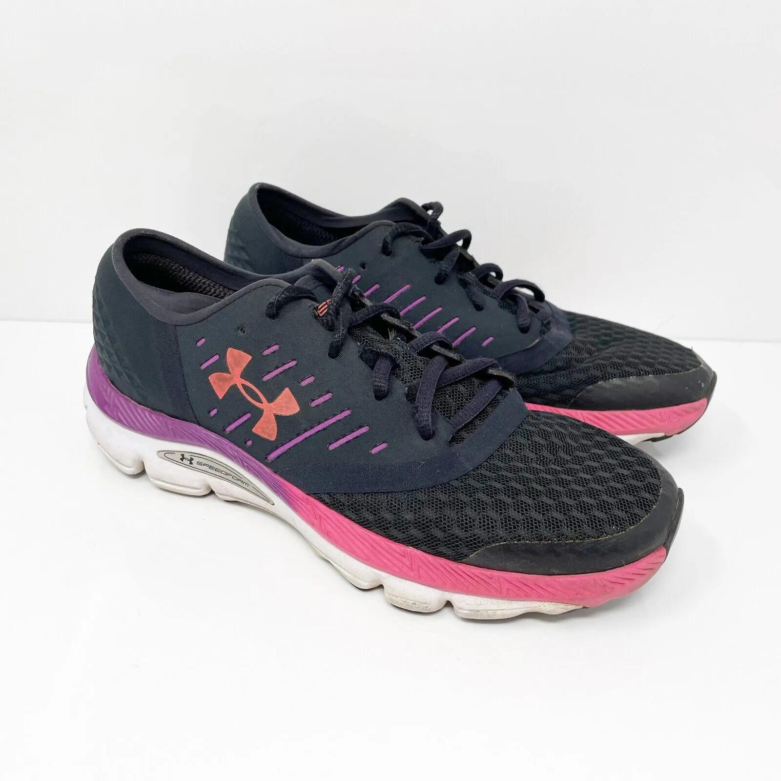 Under Armour Womens Speedform Intake 1301797-005 Black Running Shoes Sneakers 7