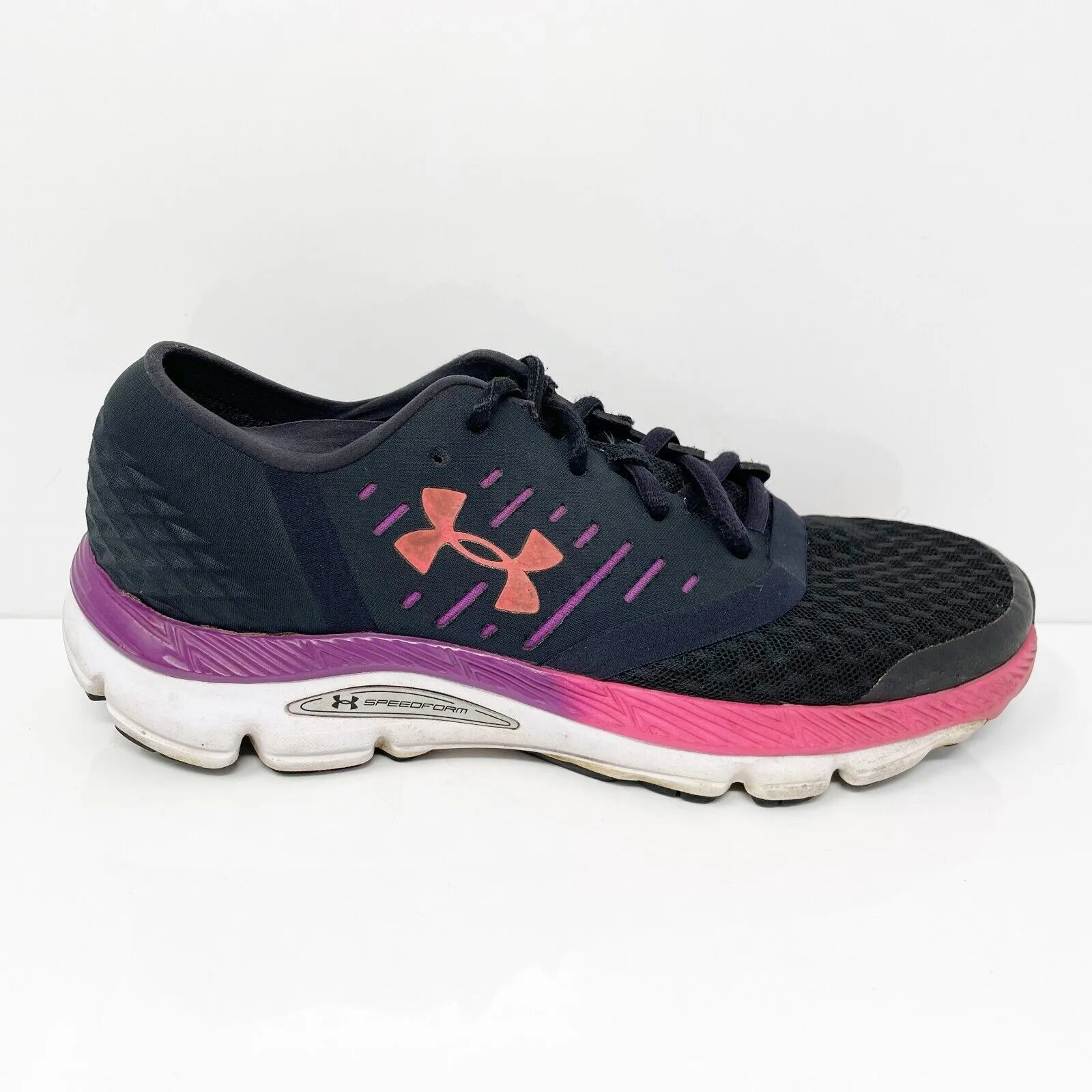 Under Armour Womens Speedform Intake 1301797-005 Black Running Shoes Sneakers 7